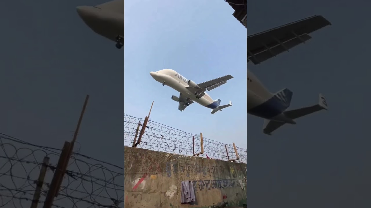 Big Whale for the Second Time in Mumbai 🇮🇳&bull; Airbus A300-600ST Beluga