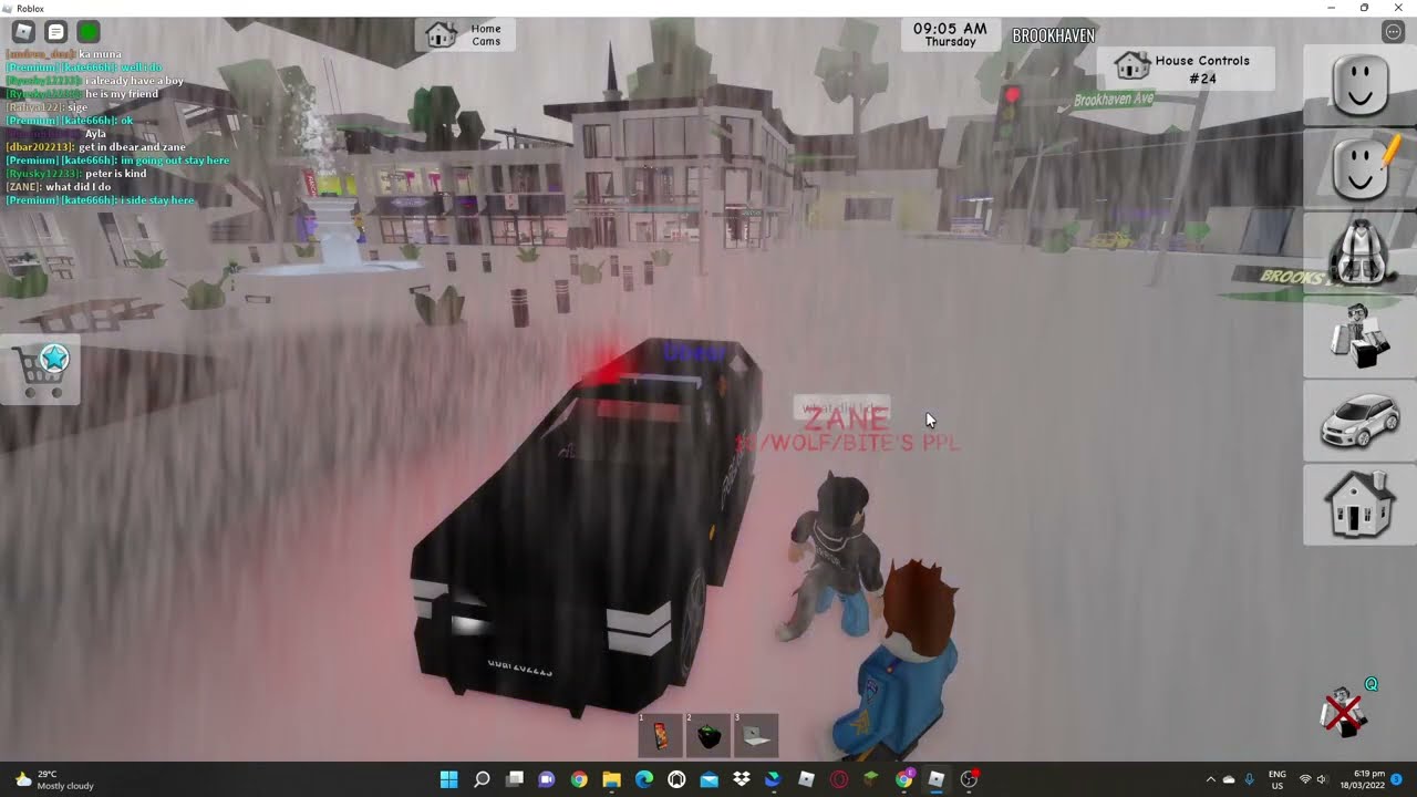 I  got arrested once again with Carl the NPC and Zane and escaped
