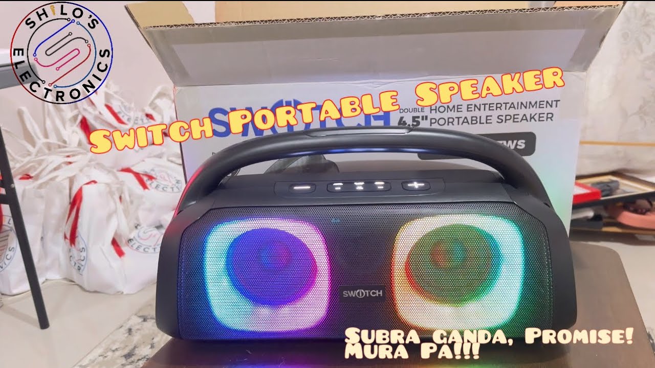 Switch SW-BT408TWS Portable Speaker (must have!)
