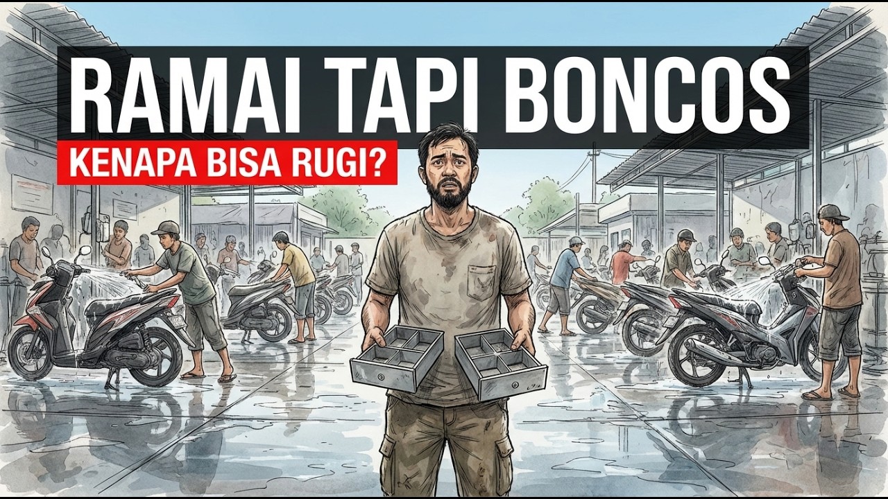 CUCI MOTOR KENAPA BANYAK TUTUP? TERNYATA INI BIANG KEROKNYA!!!