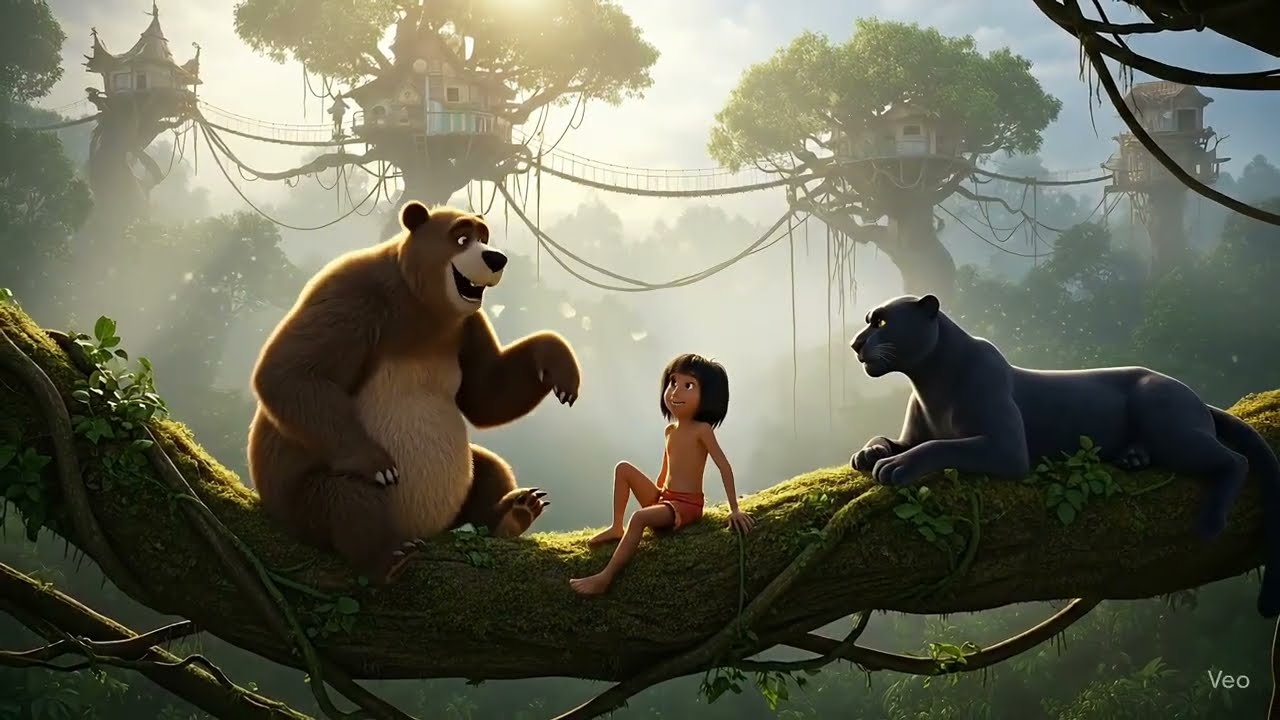 Mowgli, Baloo, and Bagheera | Dream in the Canopy 