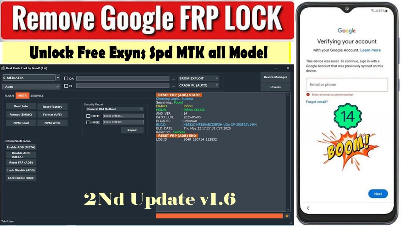 Infinix Smart 9 HD FRP Bypass Android 14| Infinix X6532/X6532C Google Frp Account