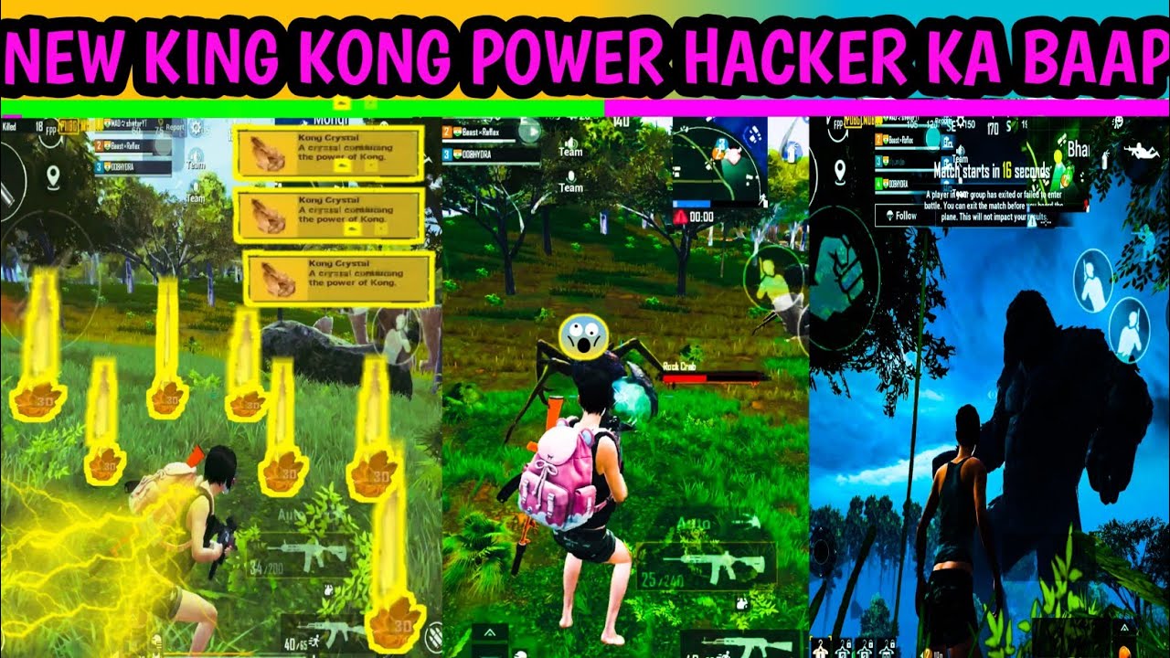 PUBG MOBILE NEW UPDATE SPECIAL KING KONG POWER IN SANHOK😱😱