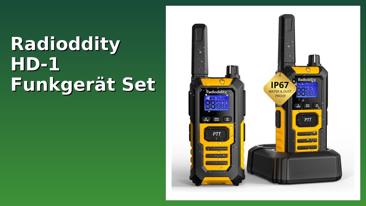 BEWERTUNG (2025): Radioddity HD-1 Funkger&auml;t Set. WESENTLICHE Einzelheiten
