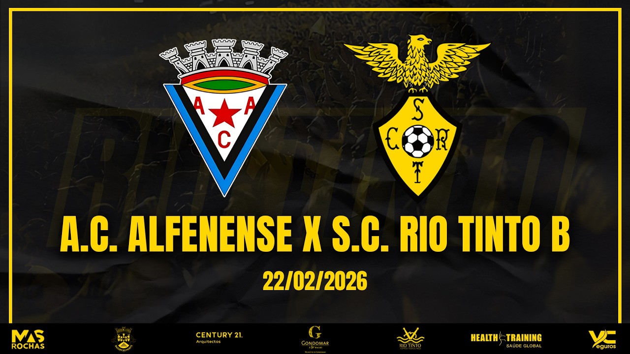 A.C. ALFENENSE X S.C. RIO TINTO B — DIVISÃO DE HONRA