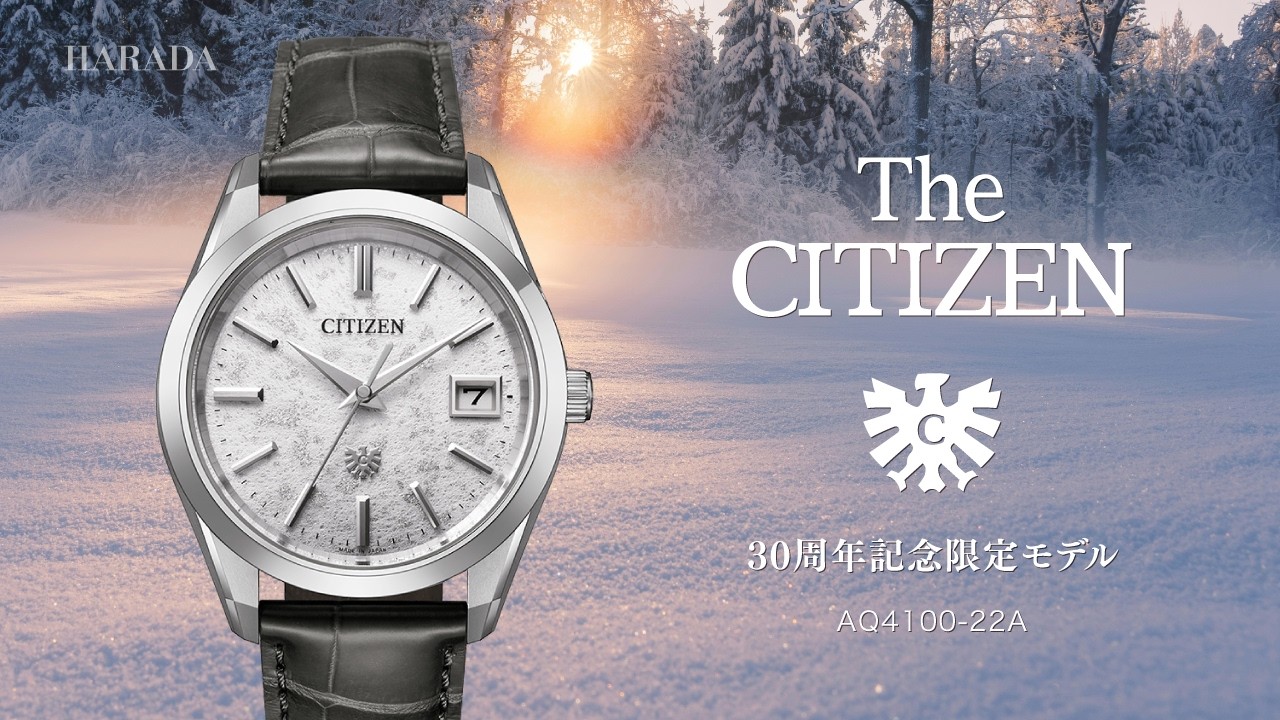 【世界限定400本】The CITIZEN ザ・シチズン AQ4100-22A【Iconic Nature Collection 「冬」 The CITIZEN30周年記念限定モデル】