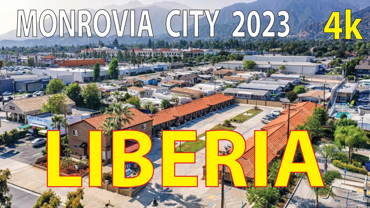 Monrovia City , Liberia 4K By Drone 2023