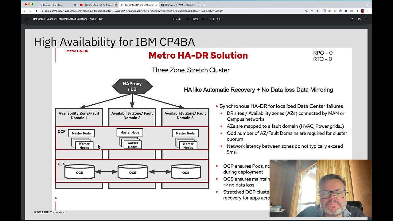 How to install from scratch OpenShift in a VPC across an MZR with OpenShift Data Foundation (ODF).