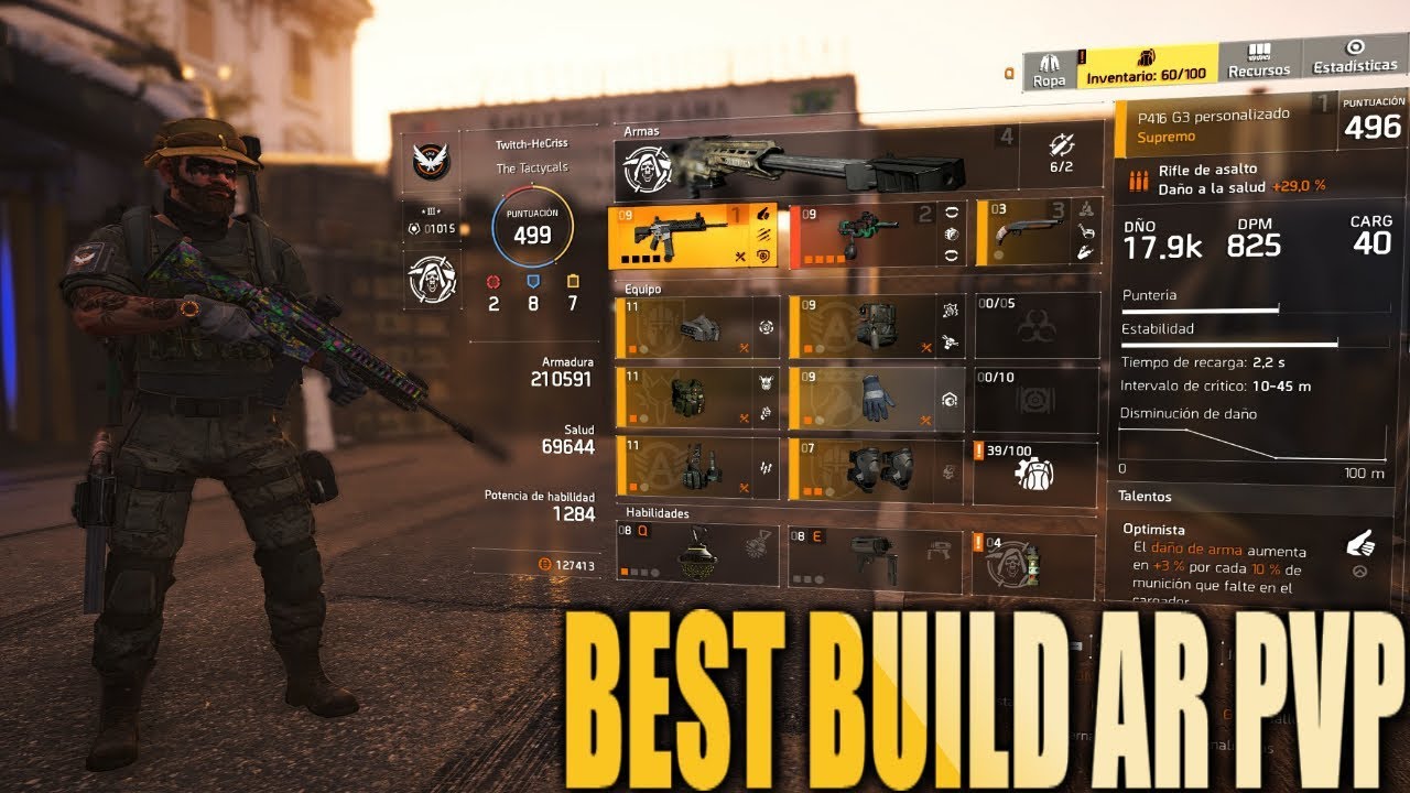MEJOR BUILD AR PVP DMG ~NUEVO PARCHE~ The Division 2