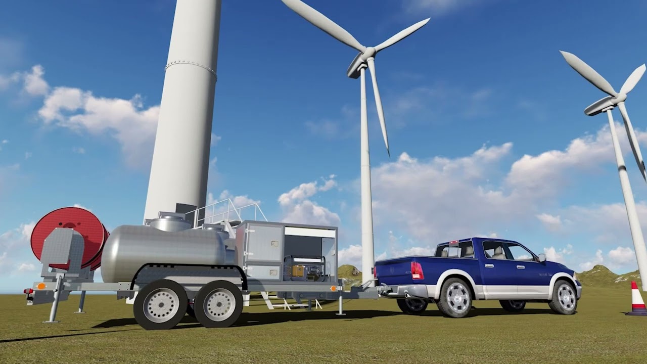 #Wind #Turbine #Maintenance #Gear #Oil #Changers #CMM-G, #oil #change in #wind #turbine #gearboxes