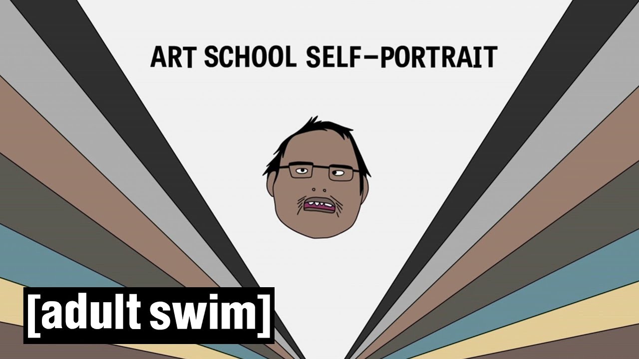 Art School Self-Portrait | Brad Neely's Harg Nallin' Sclopio Peepio | Adult Swim