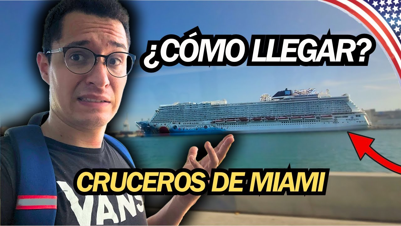 ¿ Cómo llegar al puerto de miami ? | La isla de los Cruceros | 2024