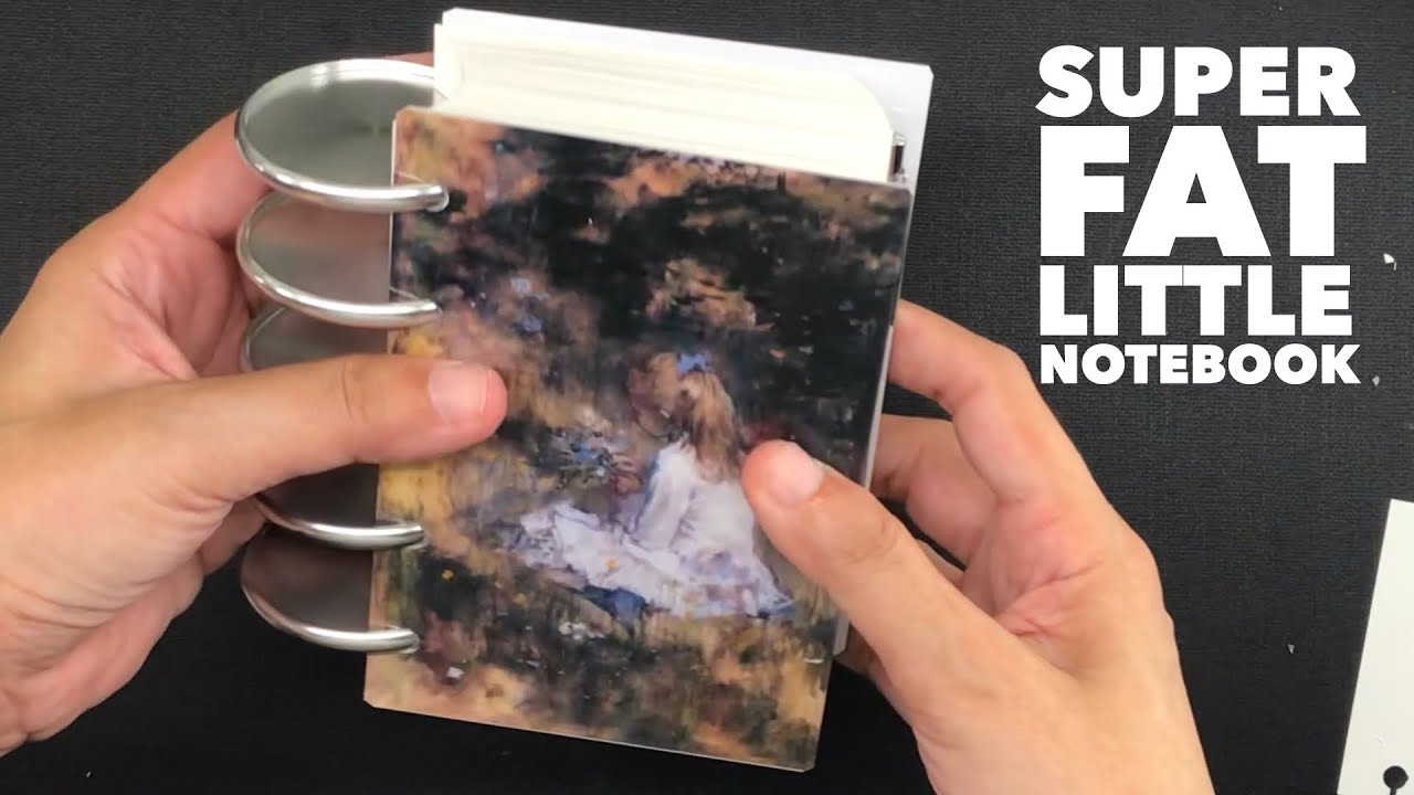 Unboxing 2 inch metal discs by Jane's Agenda and making a 3x5 index card notebook