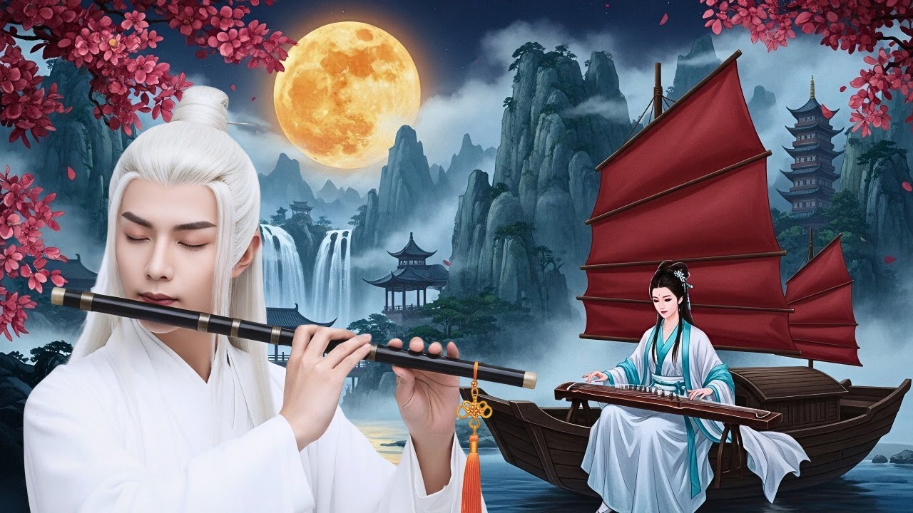 Chinese Zen Music: Bamboo Flute, Erhu & Guzheng| Relaxing Music, Soothing Music@peacefultomelody    