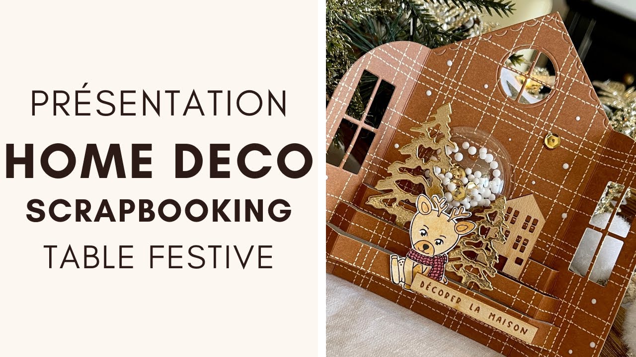 [ HOME DECO SCRAPBOOKING ] - TABLE FESTIVE par Juliette Scraplife