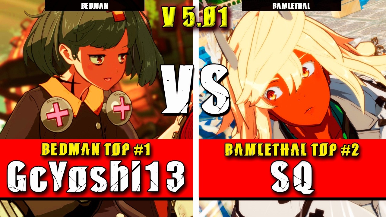 GGST | GcYoshi13 (Bedman) VS SQ (Ramlethal) | Guilty Gear Strive High level gameplay