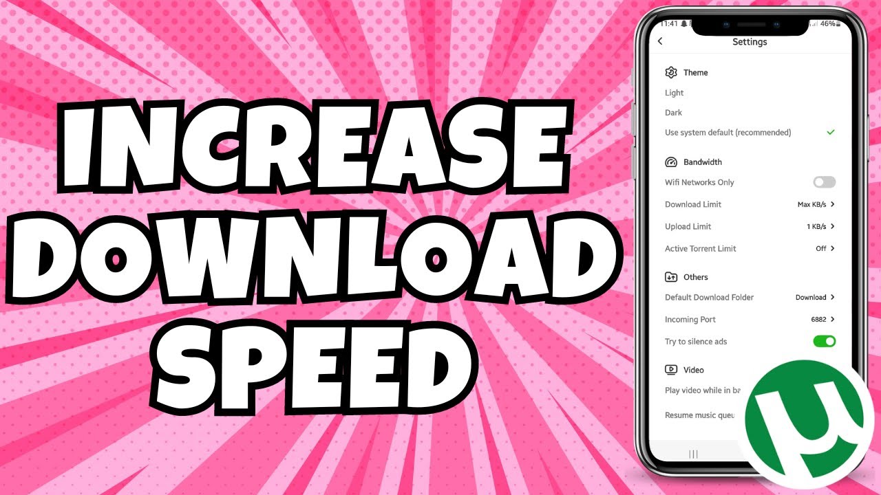 Как увеличить скорость загрузки в uTorrent на Android