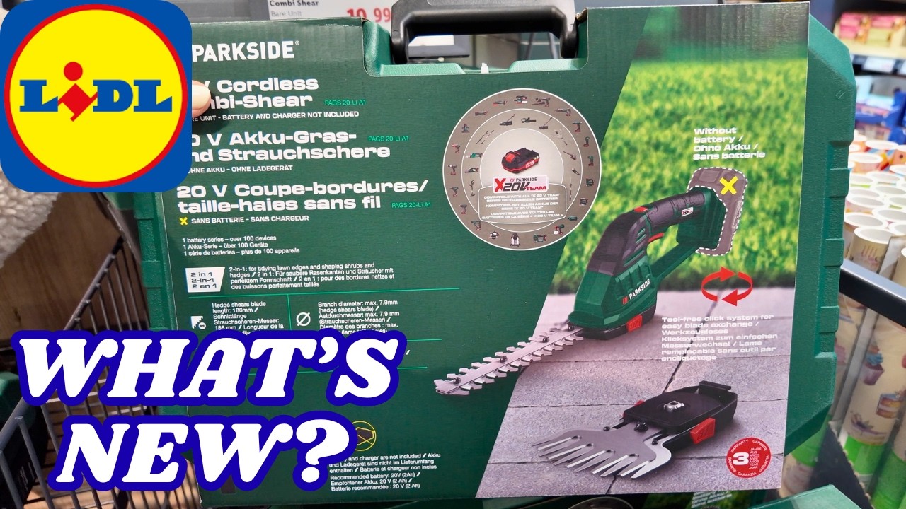 What's New in Middle of Lidl - Unmissable Parkside Garden Tools & Power Tools - 26 March 2026