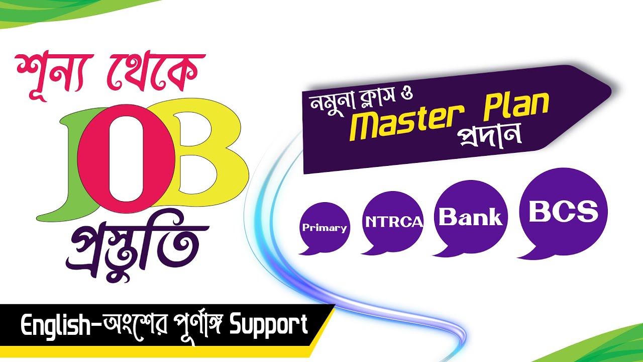 JOB প্রস্তুতির দিন-তারিখ এবং Master Plan প্রদান | শূন্য থেকে JOB প্রস্তুতি (BCS,Bank,NTRCA&Primary)