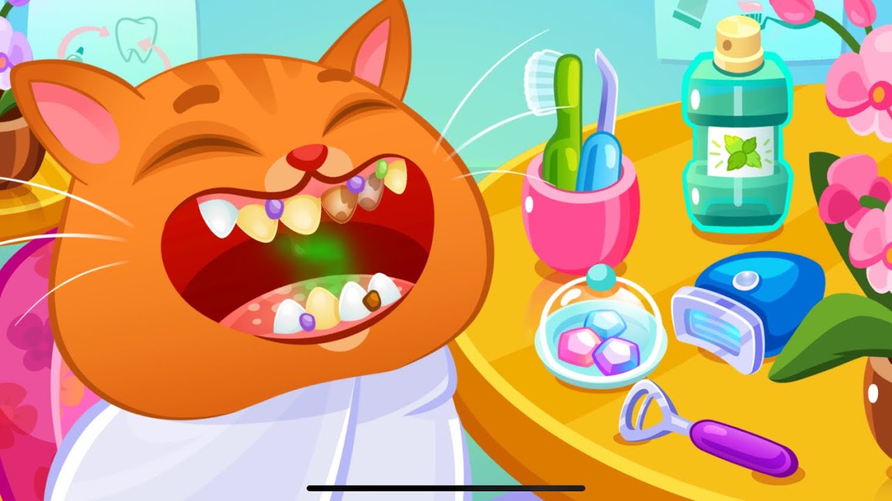 My Virtual Pet Bubbu is playing in his dreams, and visited the salon! - Play Pet Care - iOS Game 02