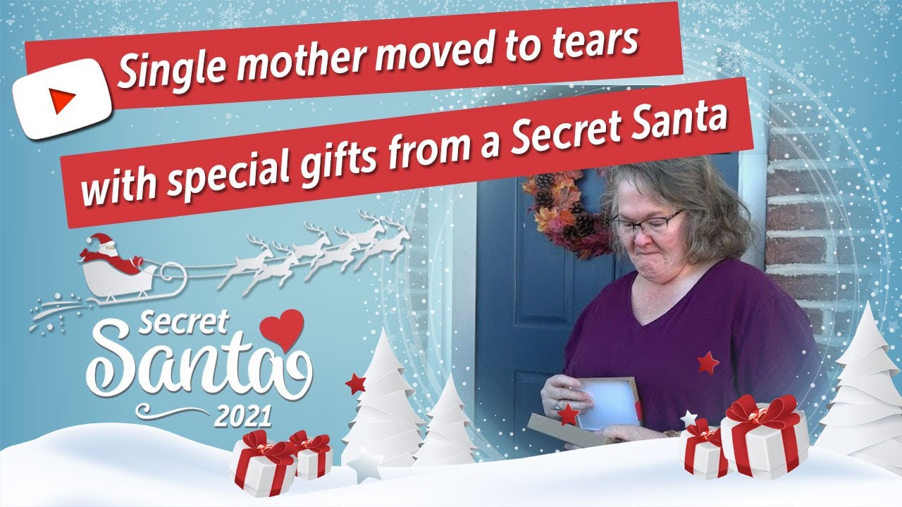 Single mother moved to tears with special gifts from a Secret Santa