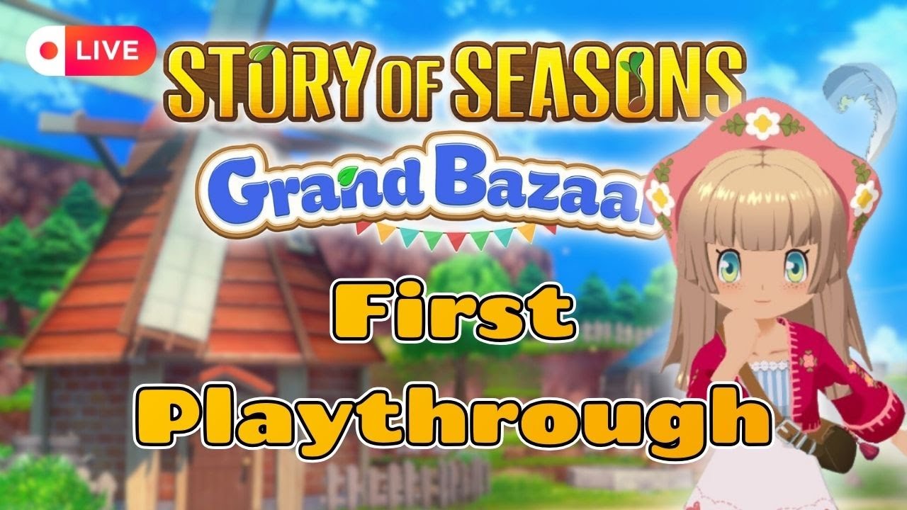 🔴 Summer, Year 1 ☀️ Pushing Toward the Animal Show | Story of Seasons: Grand Bazaar