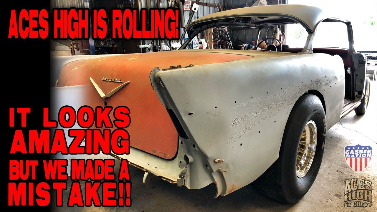 She's Rolling! Rear suspension is installed and complete, & It looks amazing! Aces High Gasser Ep 6