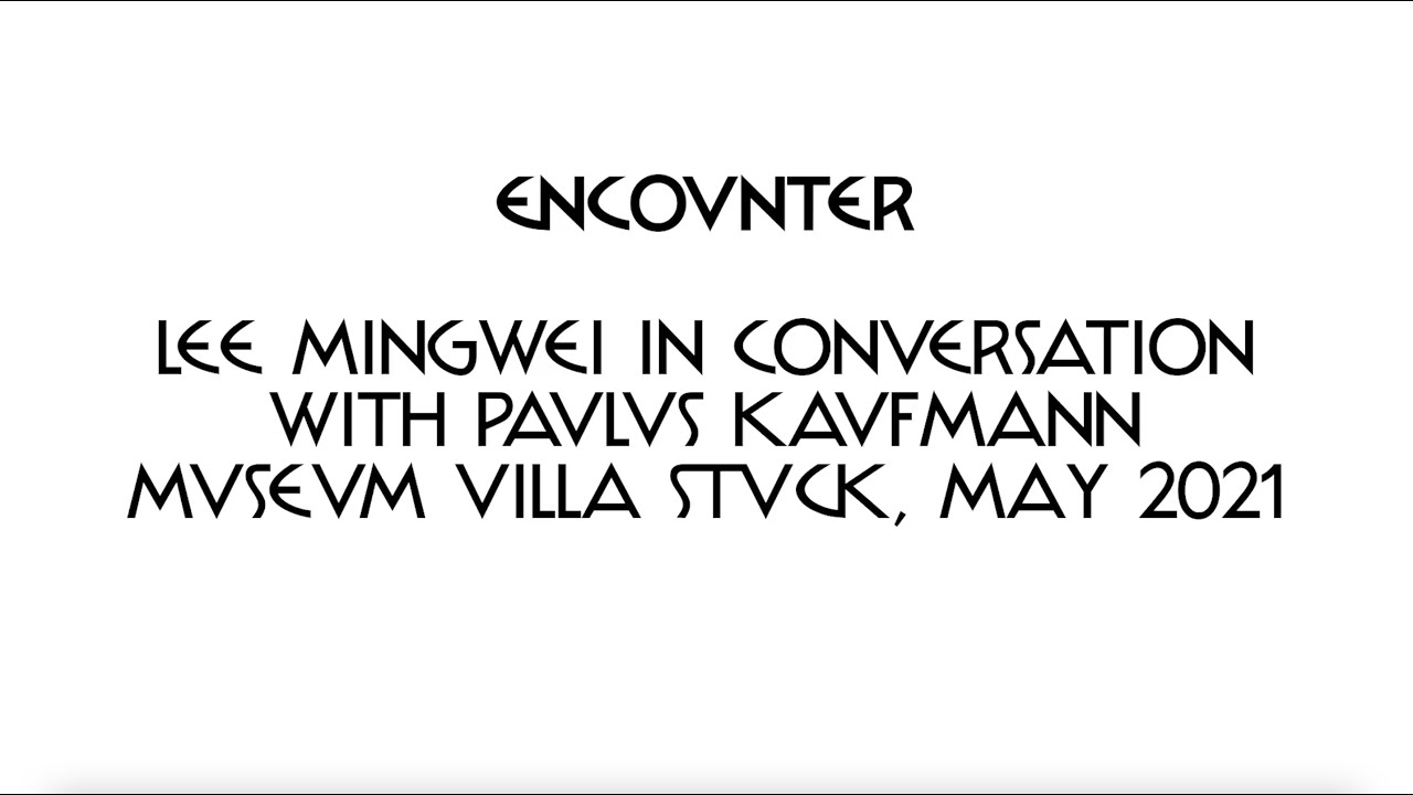 #artisttalkMVS: Lee Mingwei about ENCOUNTER