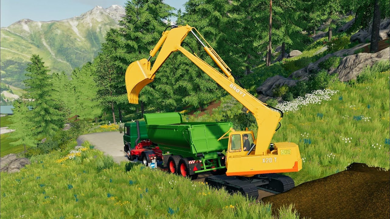 FS19 - Map Erlengrat 075 - Alpine DLC - Forestry and Farming