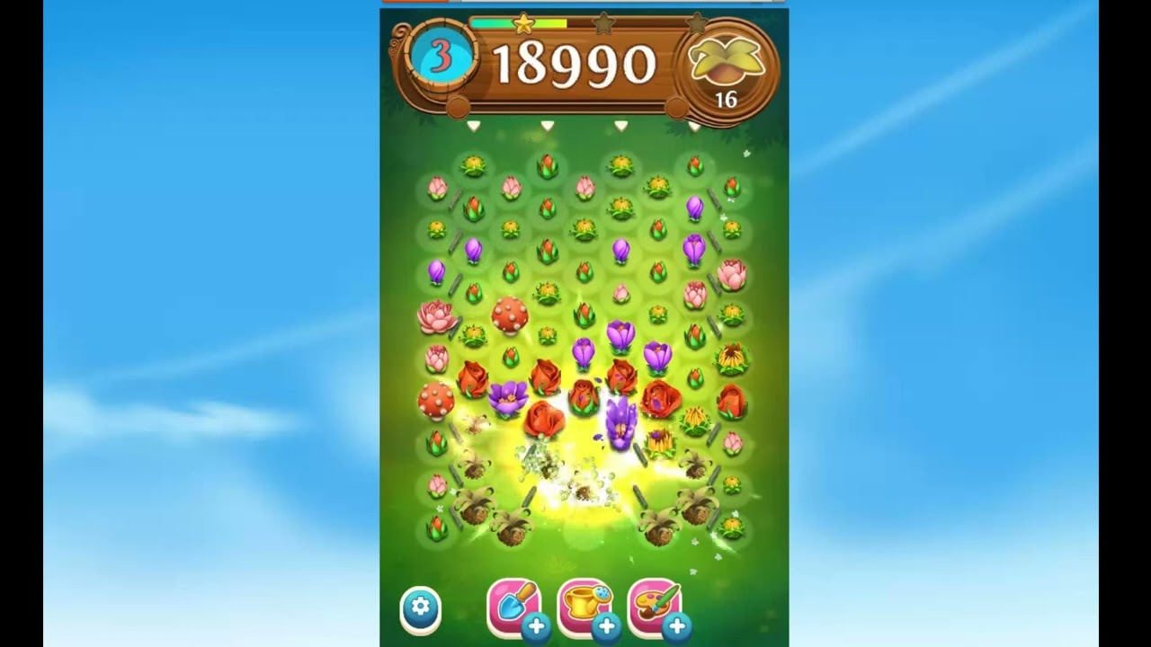Blossom Blast Saga  level 1943 no boosters
