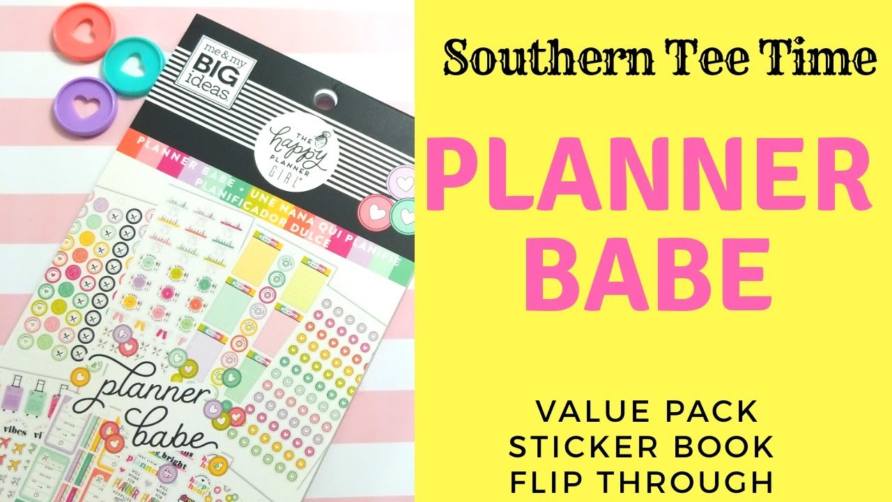 Planner Babe Value Pack Sticker Book | Happy Planner | Classic