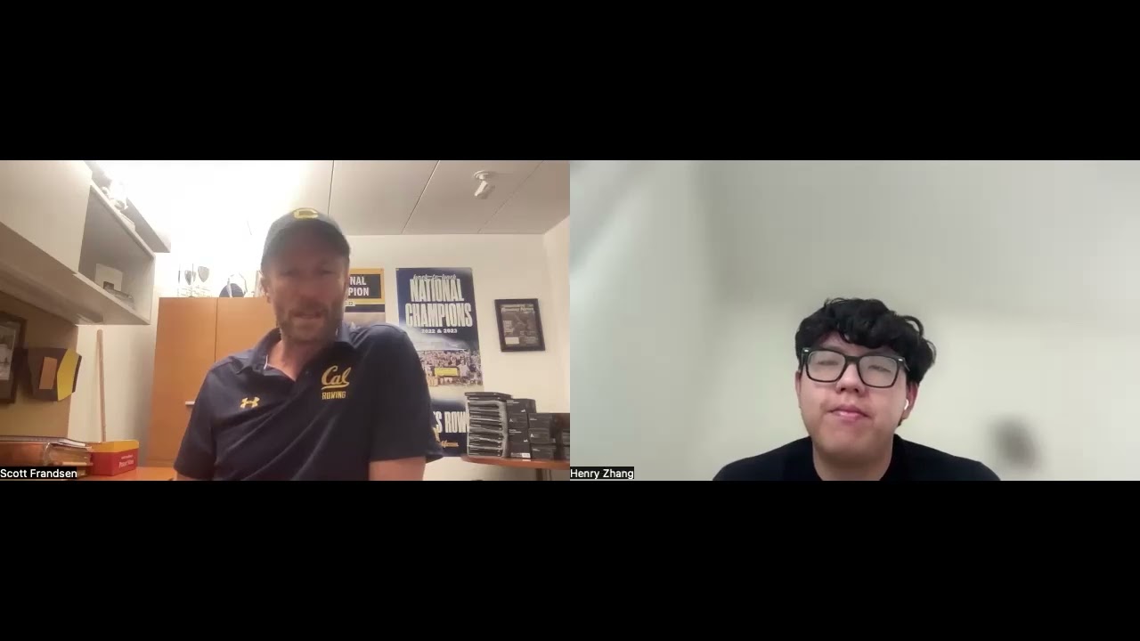 Cal Men's Rowing Head Coach Scott Frandsen
