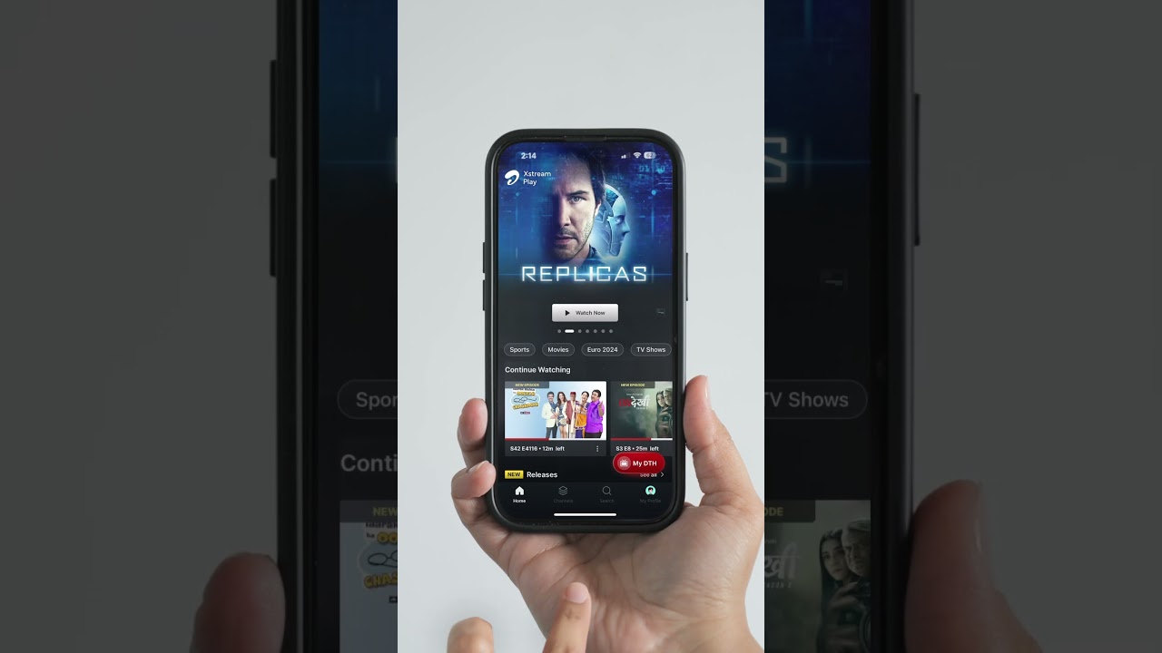 You can't carry your TV everywhere, so we added DTH on Xstream Play.
