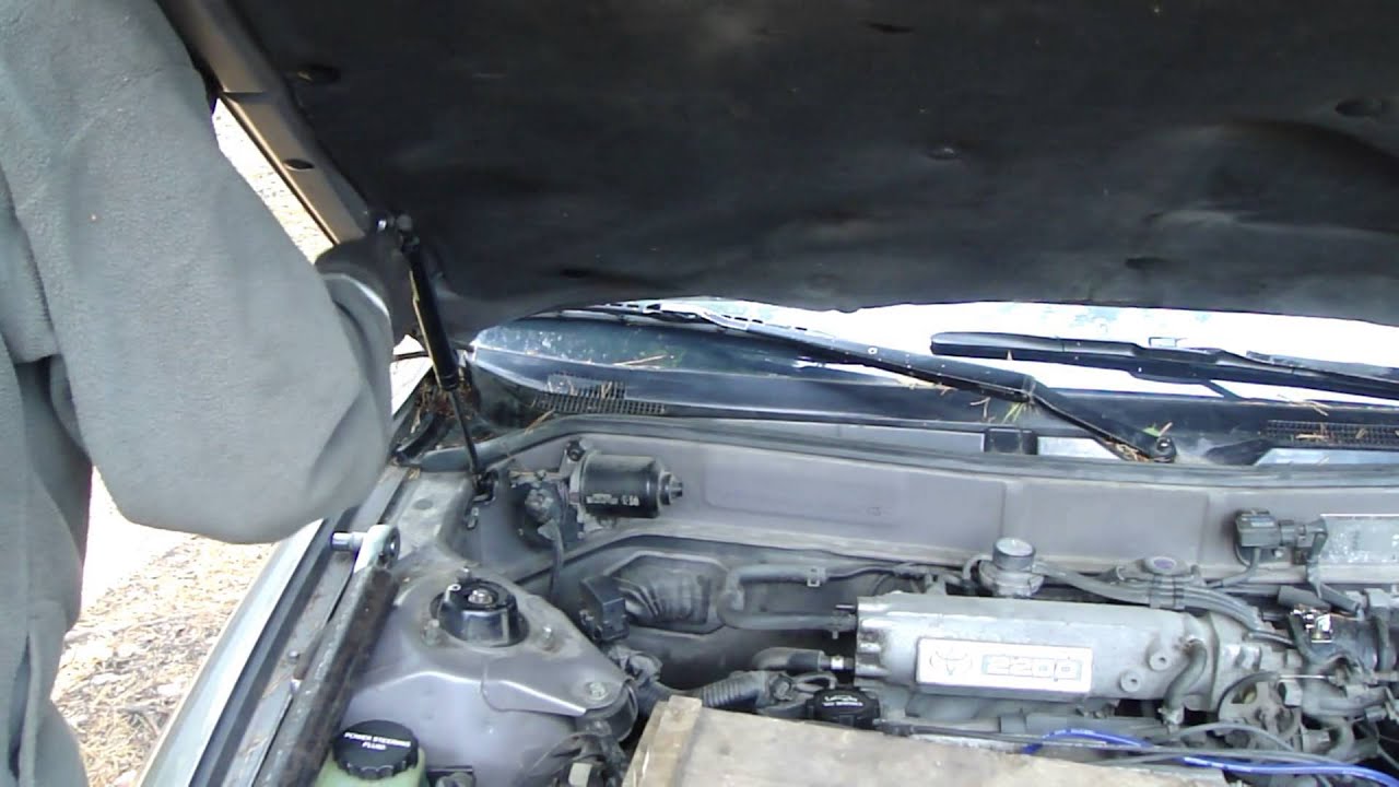 How to replace bonnet and hood Toyota Camry 1992 to 2004