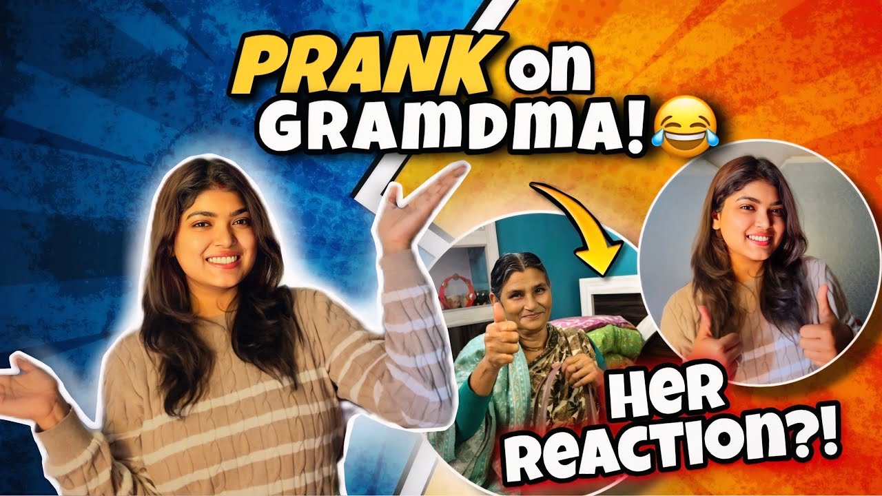 Prank on My Grandma 😂 || You Won’t Believe Her Reaction || @JayNaina_Vlog 