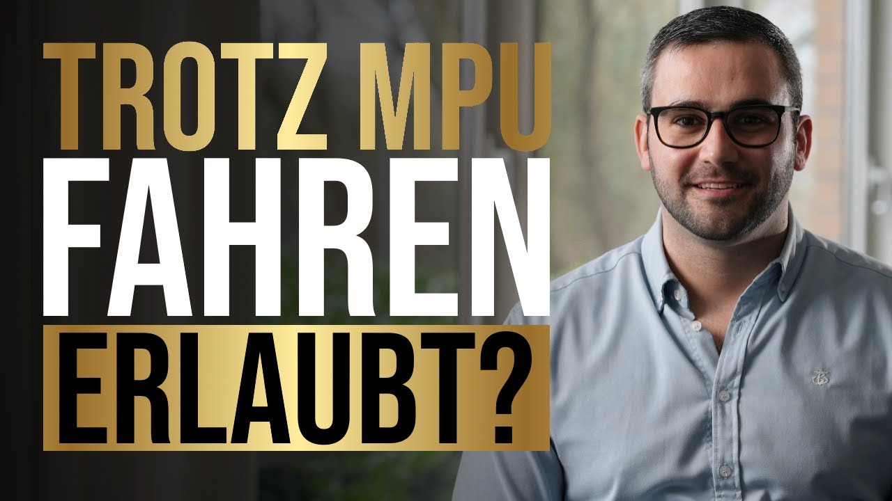 Fahren trotz MPU | Welche Verkehrsmittel sind erlaubt? | E-Scooter & Mofa verboten? | 2022