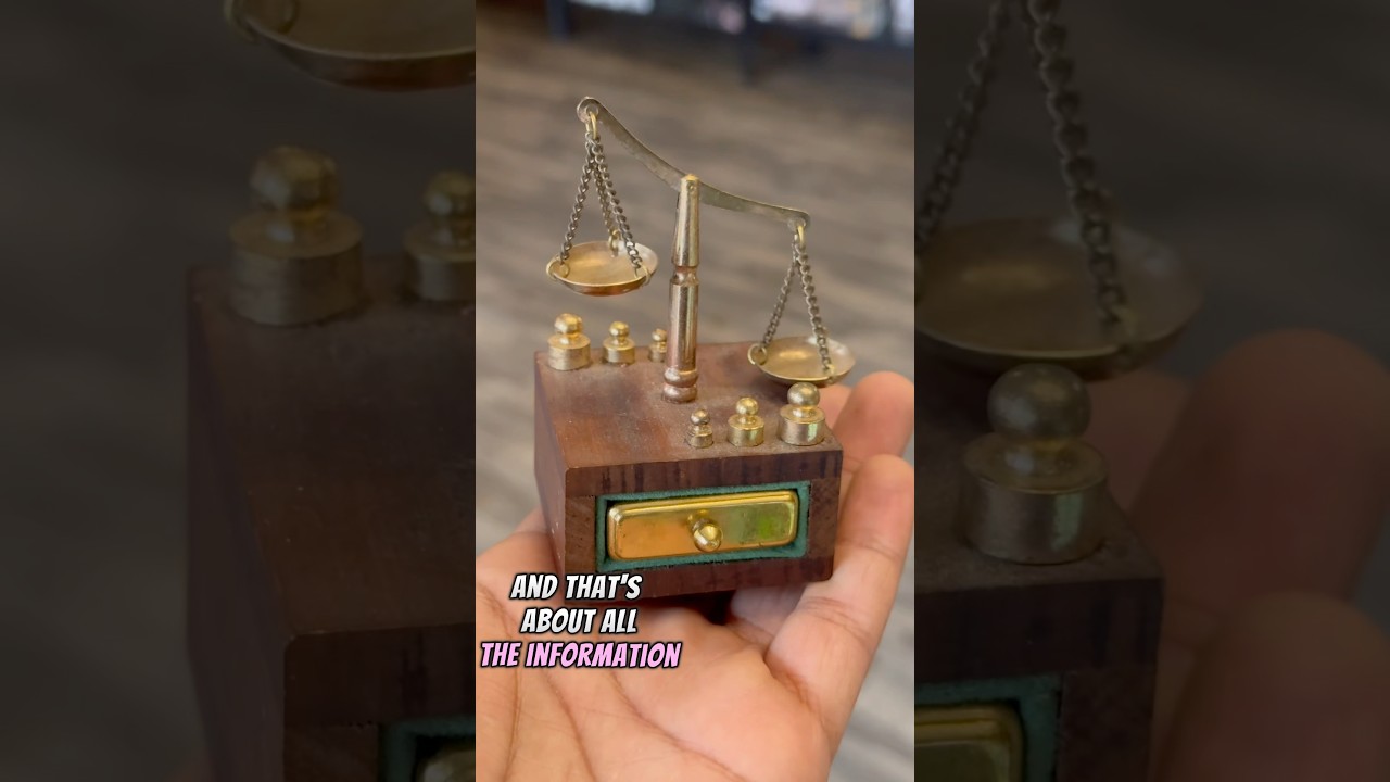 Unique Scales of Justice Table Lighter &ndash; Is This the Coolest Vintage Lighter?