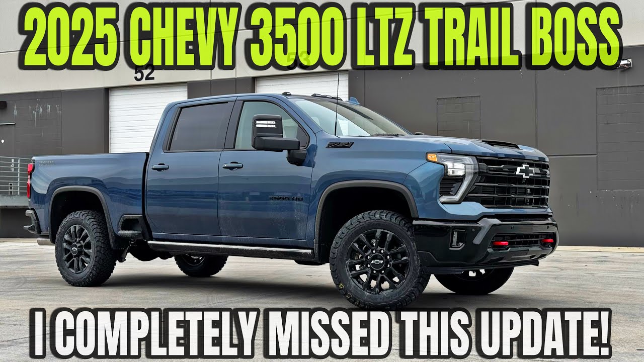 2025 Chevy Silverado LTZ Trail Boss: I Completely Missed This Update GM Made!