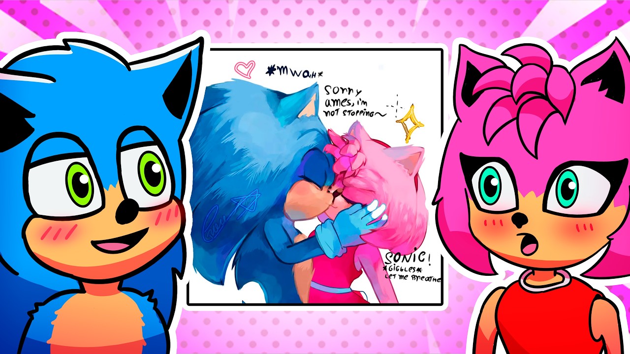 Sonic e Amy REAGEM a IMAGENS de SHIPS no Sonic VR