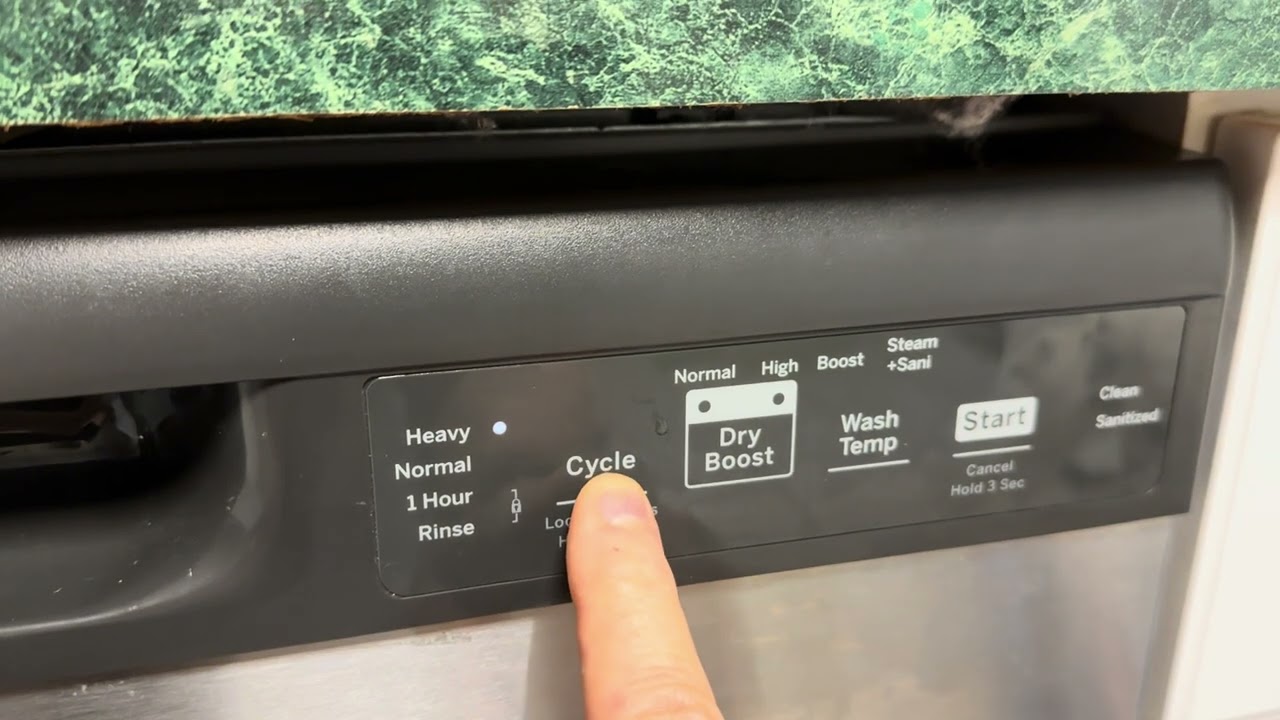 How to start a GE dishwasher Model number GDF535PSR3SS
