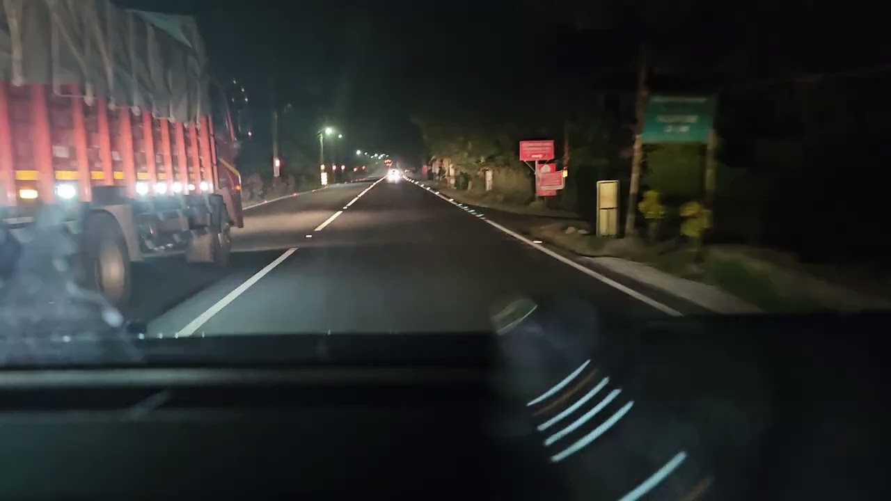 POV Night ride | Thrissur - Shoranur |