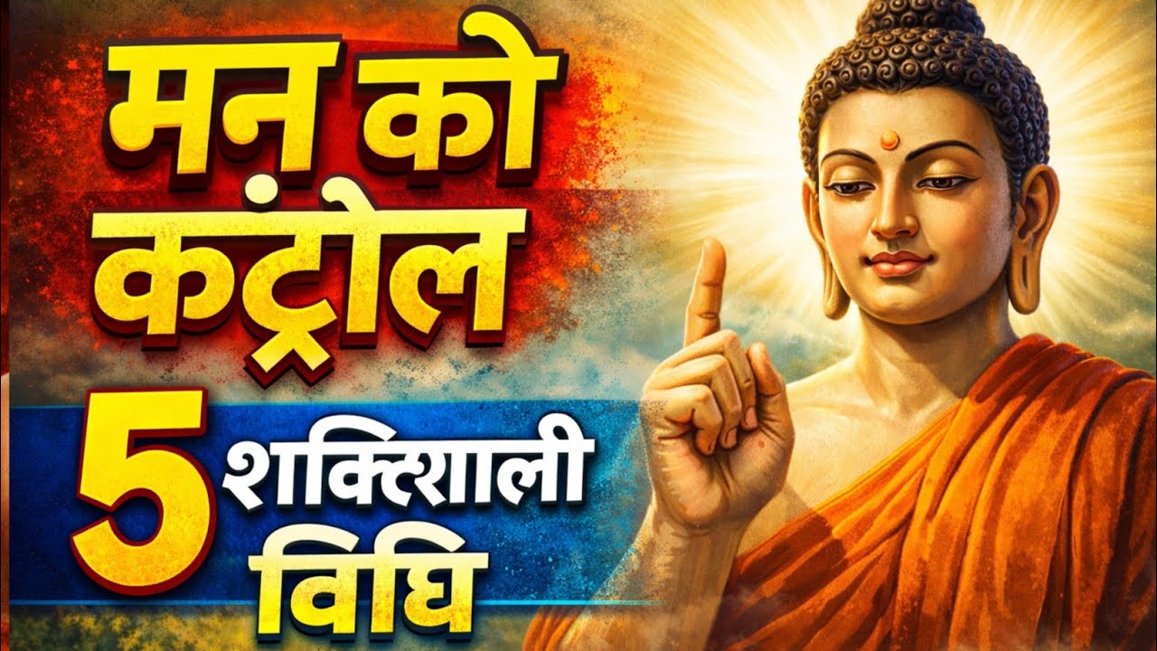 मन को कंट्रोल कैसे करें? | गौतम बुद्ध की 5 शक्तिशाली विधि | Mind Control in Hindi