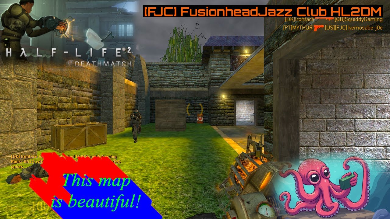 HL2DM &ndash; (Fusionhead Jazz Club) This map is beautiful!