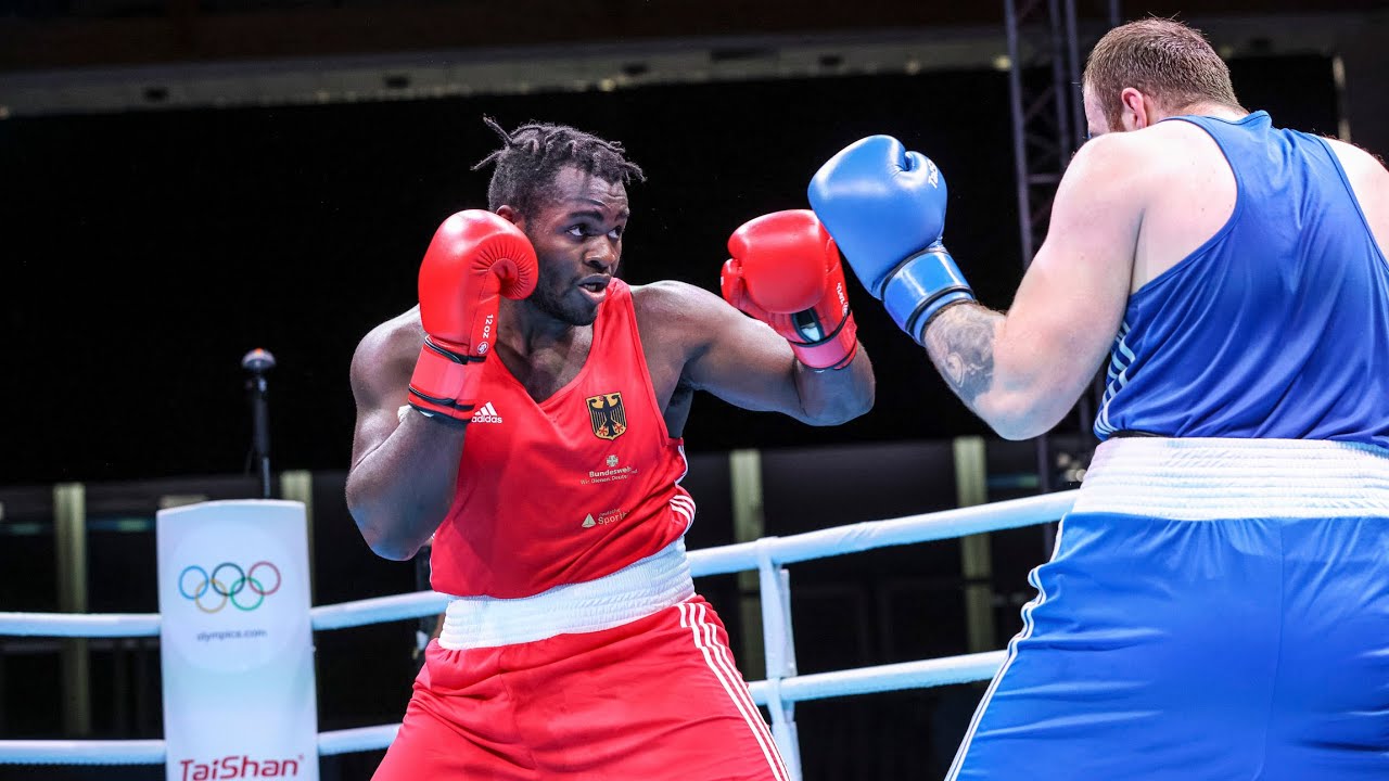 Nelvie Tiafack (GER) vs. Tsotne Rogava (UKR) European Olympic Qualifiers 2021 (91+kg)