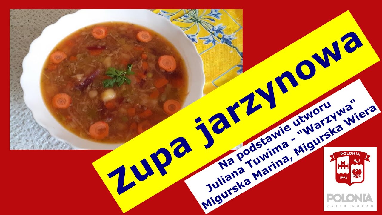 Zupa jarzynowa | Julian Tuwim Warzywa | wiersze dla dzieci | Овощной суп по-польски