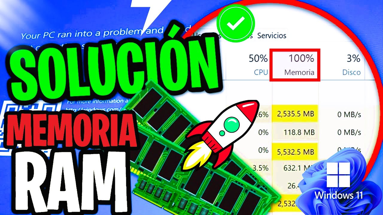 💻MEMORIA RAM 100% DE USO: ¡La SOLUCIÓN DEFINITIVA! --Windows 11-2024 ✅