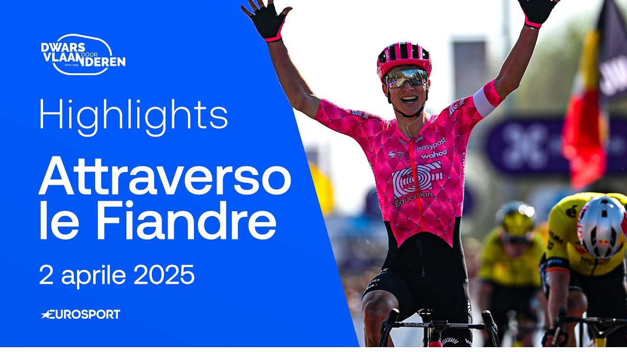 POWLESS vince e manda KO la Visma con una volata di potenza! | ATTRAVERSO LE FIANDRE | HIGHLIGHTS