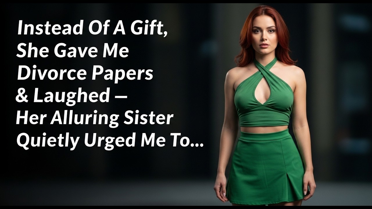 Instead Of A Gift, She Gave Me Divorce Papers & Laughed — Her Alluring Sister Quietly Urged Me To...