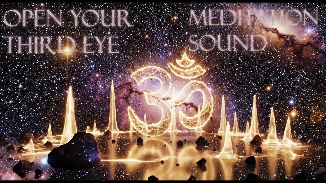 ॐ | OM sound | Meditation Sound | open your third eye| 1 hour non-stop |