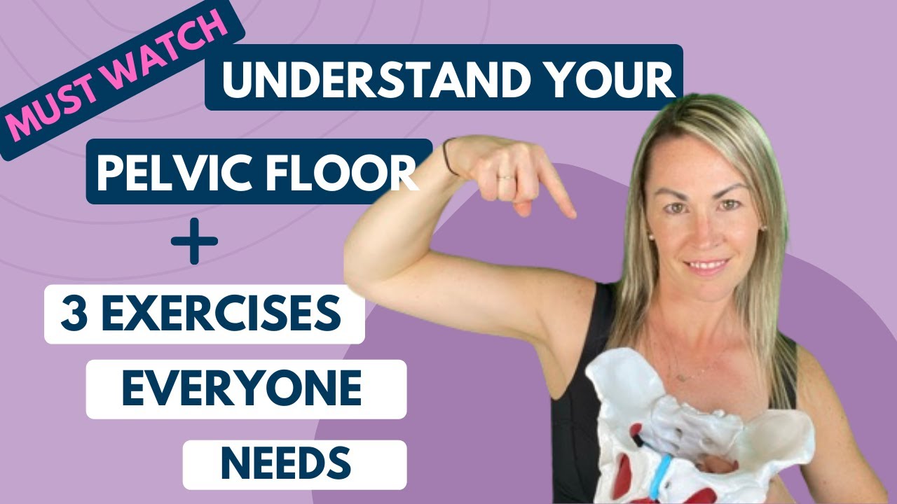 Your Pelvic Floor Explained + 3 Exercises in 10mins!! Must Watch!
